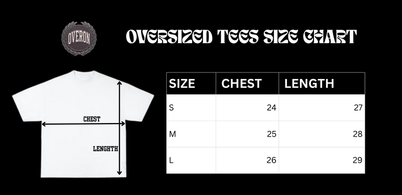 Size chart for The Travis Mode